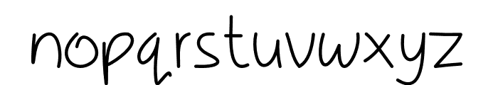 Kidle Font LOWERCASE