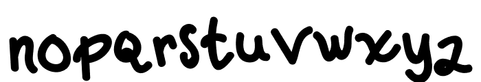 Kids Bubble Font LOWERCASE