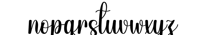 Kids Graceful Font LOWERCASE