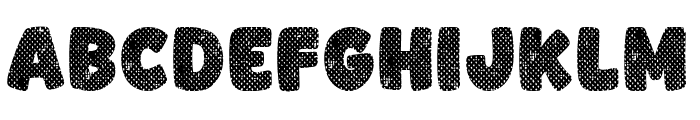 Kids Grunge Font UPPERCASE