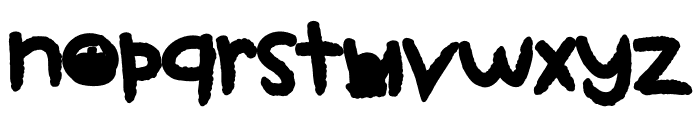 Kids Halloween Font LOWERCASE