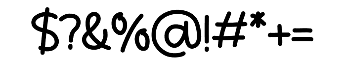 Kids Handwritten Font OTHER CHARS