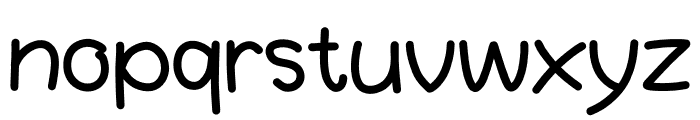 Kids Handwritten Font LOWERCASE