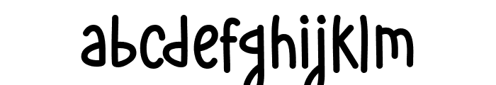 Kids Notes Font LOWERCASE