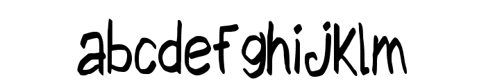 Kids Pen Regular Font LOWERCASE