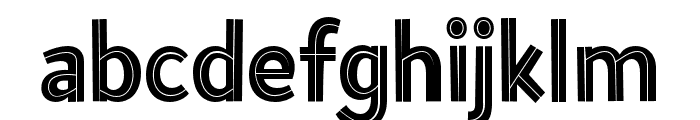 KidsInlineRegular Font LOWERCASE