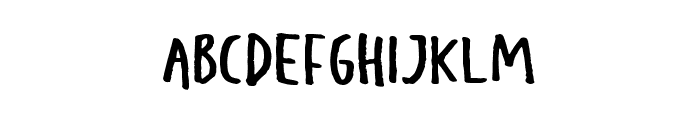 KidsRebel-Regular Font UPPERCASE