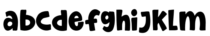 Kidsbar-Regular Font LOWERCASE