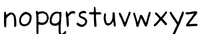 Kidscrayon  Font LOWERCASE