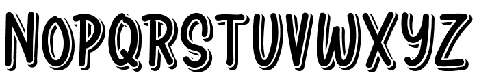 Kidstay Layered Font UPPERCASE