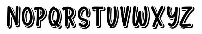 Kidstay Layered Font LOWERCASE