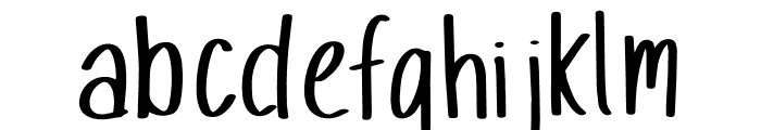 Kidswritten Font LOWERCASE