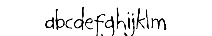 KidwritingRustic Font LOWERCASE