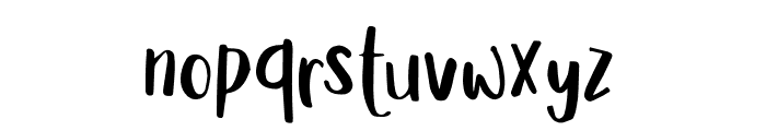 Kidzone Font LOWERCASE