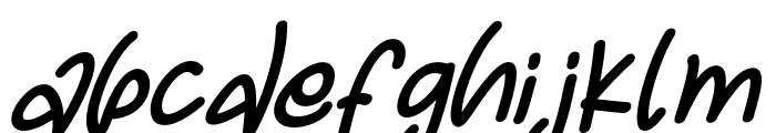 Kiki Sheep Italic Font LOWERCASE