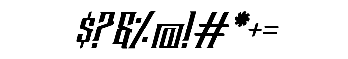 KillMorrow-Italic Font OTHER CHARS