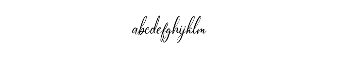 KimberlyDellia-Regular Font LOWERCASE