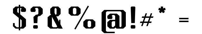 Kimbo-Black Font OTHER CHARS