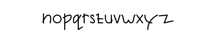 Kinabalu Thin Font LOWERCASE