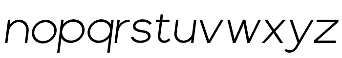 Kincrev Italic Font LOWERCASE