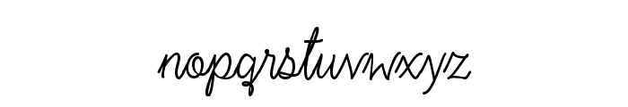 Kind Handwriting Font LOWERCASE