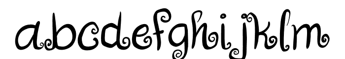Kind wizard Fu Font LOWERCASE