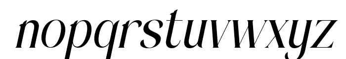 Kinda Gold Italic Font LOWERCASE