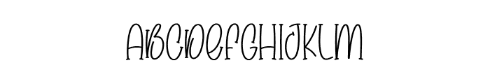 Kinder Book Font LOWERCASE