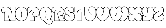 Kinder Ground Outline Font UPPERCASE