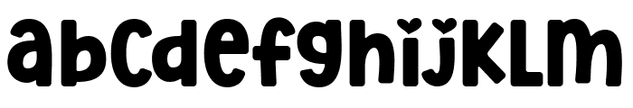 Kinder Monday Font LOWERCASE