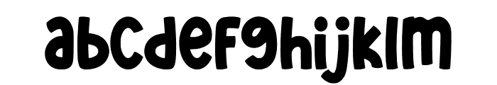 KinderBarbie Font LOWERCASE