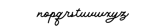 Kinderline Script Font LOWERCASE