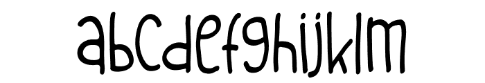 Kinderplay Font LOWERCASE