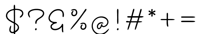 Kindheart Font OTHER CHARS