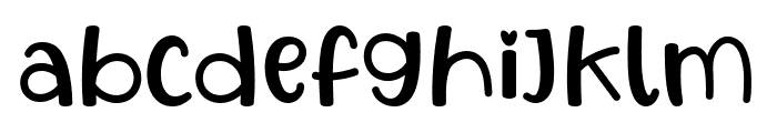 Kindness Heart Font LOWERCASE