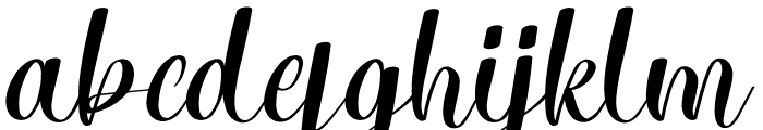 Kindness Love Script Font LOWERCASE