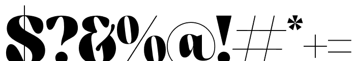 Kindora Bufferly Font OTHER CHARS