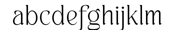 KineLariwa-Regular Font LOWERCASE