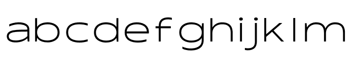 Kinetic - Light Font LOWERCASE