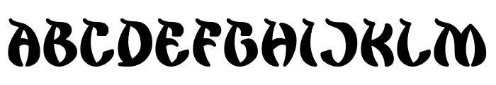 King Cobra Font UPPERCASE