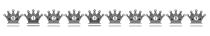 King Crown Font OTHER CHARS