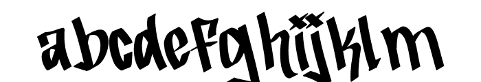King Knight Font LOWERCASE