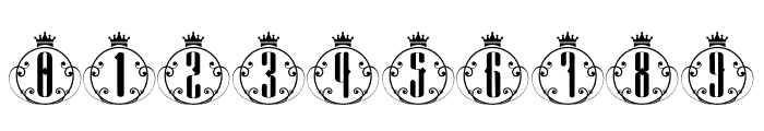 King Monogram Font OTHER CHARS