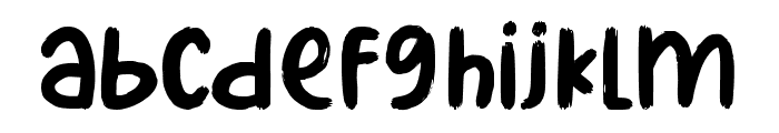 King Trufle Regular Font LOWERCASE