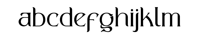 King Victory Font LOWERCASE
