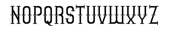 King Western Font LOWERCASE
