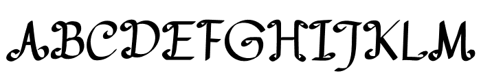 King ant Font UPPERCASE