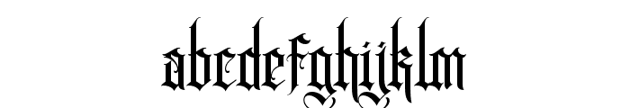 KingButcher Font LOWERCASE