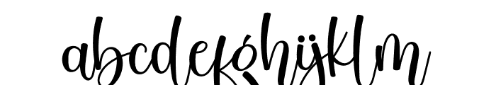 Kingbake Font LOWERCASE