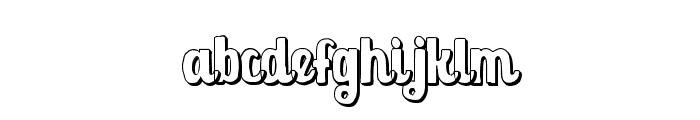 Kingbolt-Extrude Font LOWERCASE